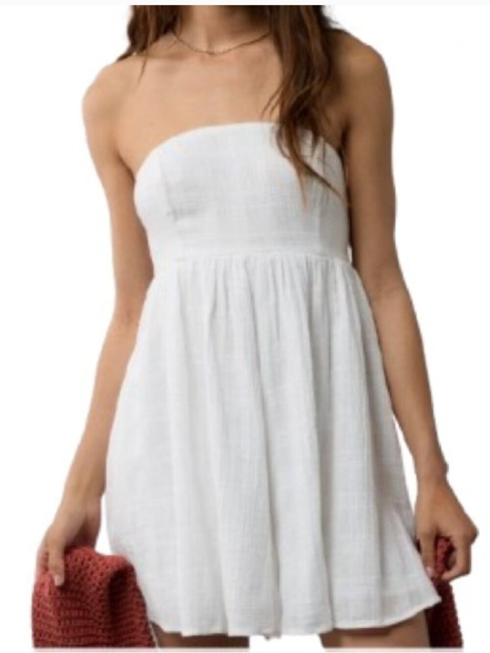 American Eagle strapless romper white size M